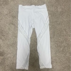 White Lululemon leggings 23”